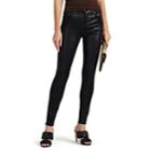 J Brand Women's Maria Coated High-rise Skinny Jeans - Black