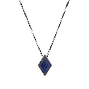 M. Cohen Men's Mixed-gemstone Locket Necklace - Blue