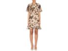 Valentino Women's Butterfly & Flower-print Silk Dress