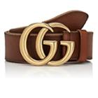 Gucci Men's Gg Buckle Leather Belt - Cuir