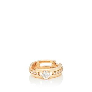 Dauphin Women's White Diamond Ring - Gold