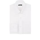 Sartorio Men's Textured-weave Cotton Button-down Dress Shirt-white