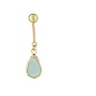Julie Wolfe Women's Opal Drop Earring - Blue