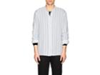 John Varvatos Men's Striped Cotton Twill Shirt