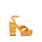Antolina Women's Barbara Cotton Platform Sandals - Yellow