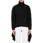 Balenciaga Women's Detached-hem Turtleneck Sweater-black