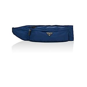 Prada Men's Twill Belt Bag-blue