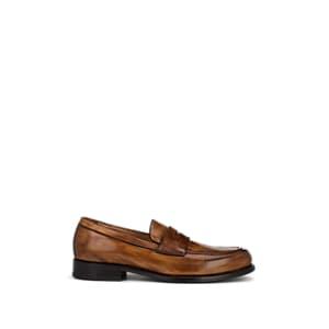 Harris Men's Leather Penny Loafers - Brown