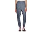 Fendi Women's Checked Wool-blend Tapered Pants