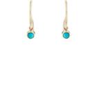 Jennifer Meyer Women's Turquoise Bezel Drop Earrings