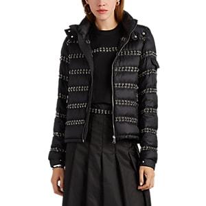 6 Moncler Noir Kei Ninomiya Women's Embellished Hooded Puffer Jacket - Black