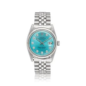 Vintage Watch Women's Rolex 1966 Oyster Perpetual Datejust Watch - Orange