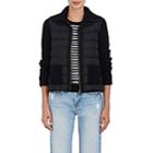 Moncler Women's Down-quilted & Wool-cashmere Sweater-black