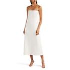 The Row Women's Paola Stretch Wool-blend Strapless Column Dress - Ivory