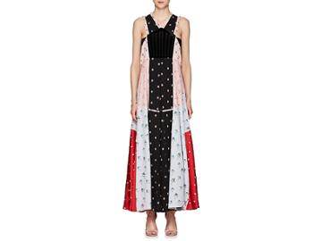 Valentino Women's Floral Velvet & Silk Maxi Dress