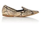 Dries Van Noten Women's Snakeskin-stamped Leather Loafers