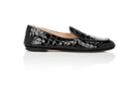 Derek Lam Women's Taylor Stamped Patent Leather Loafers