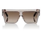 Cline Women's Rectangular Sunglasses-brown