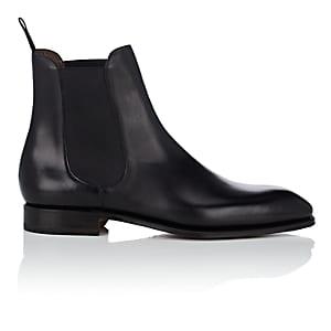 Carmina Shoemaker Men's Leather Chelsea Boots-black