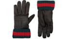 Gucci Men's Grained Leather Gloves