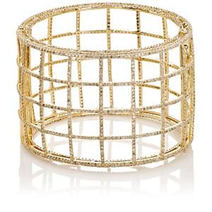 Carole Shashona Women's Park Avenue Caged Cuff-silver, Gold