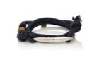 Giles And Brother Men's Rope Wrap Bracelet With Id Bar