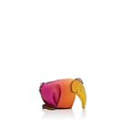 Loewe Women's Elephant Mini Leather Crossbody Bag - Orange Sunset