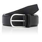 Barneys New York Men's Leather Belt-black