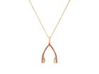 Jennifer Meyer Women's Ruby Wishbone Pendant Necklace