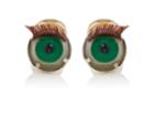 Samuel Gassmann Paris Men's Antique Doll Eye Cufflinks