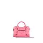 Balenciaga Women's Classic City Mini Leather Bag - Pink