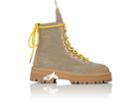 Off-white C/o Virgil Abloh Women's Canvas & Leather Hiking Boots