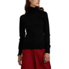 Martin Grant Women's Merino Wool Turtleneck Sweater - Black
