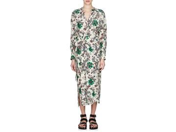 Isabel Marant Women's Calypso Silk Crpe De Chine Wrap Dress