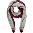 Donni Charm Women's Merge Scarf-red