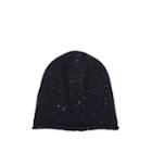 Inis Meain Men's Rolled-cuff Merino Wool-cashmere Hat - Navy