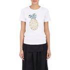 Jimi Roos Women's Pineapple Cotton T-shirt - White