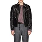 Acne Studios Men's Oliver Chevron Leather Moto Jacket-black