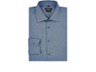 Barneys New York Men's Micro-checked Cotton Poplin Dress Shirt