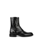 Givenchy Men's Cruz Cracked Leather Boots - Black