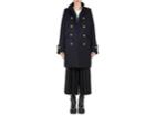 Sacai Women's Peacoat & Quilted Vest Combo