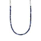 Caputo & Co Men's Sodalite Beaded Necklace-blue
