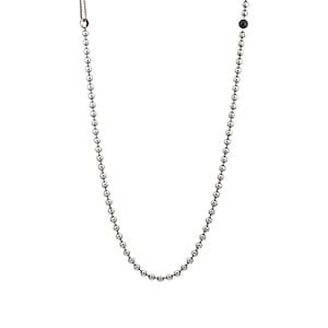 Title Of Work Men's Ball- & Cable-chain Necklace - Silver