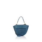 Wandler Women's Hortensia Medium Suede Shoulder Bag - Blue