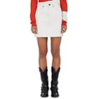 Calvin Klein 205w39nyc Women's Denim Miniskirt-white
