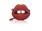 Gelareh Mizrahi Women's Lara Stoned Lips Python Clutch