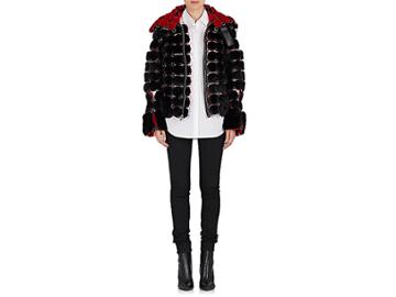 Noir Kei Ninomiya Women's Reversible Faux-fur Link Jacket