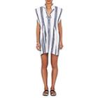 Isabel Marant Toile Women's Denize Striped Cotton Sleeveless Dress-white