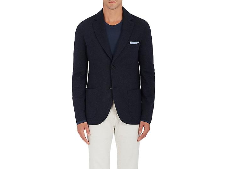 Loro Piana Men's Cashmere-blend Jersey Two-button Sportcoat