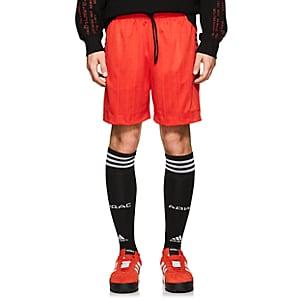 Adidas Originals By Alexander Wang Men's Graphic Jersey Track Shorts-red